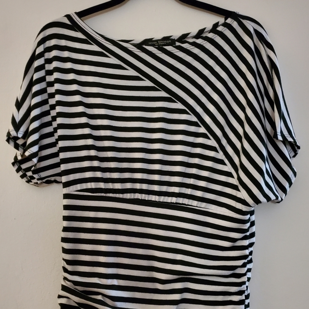 Black & White Striped Blouse